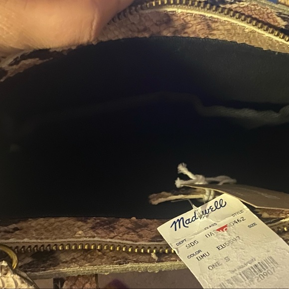 Madewell Python purse - Picture 3 of 5